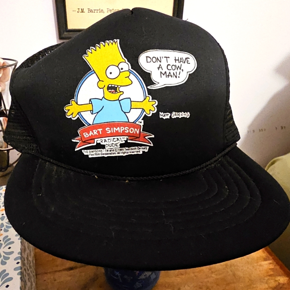 Bart Simpson trucker hat